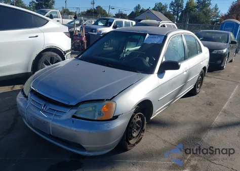 2002 Honda Civic Lx from USA, damaged, VIN 2HGES16592H511134
